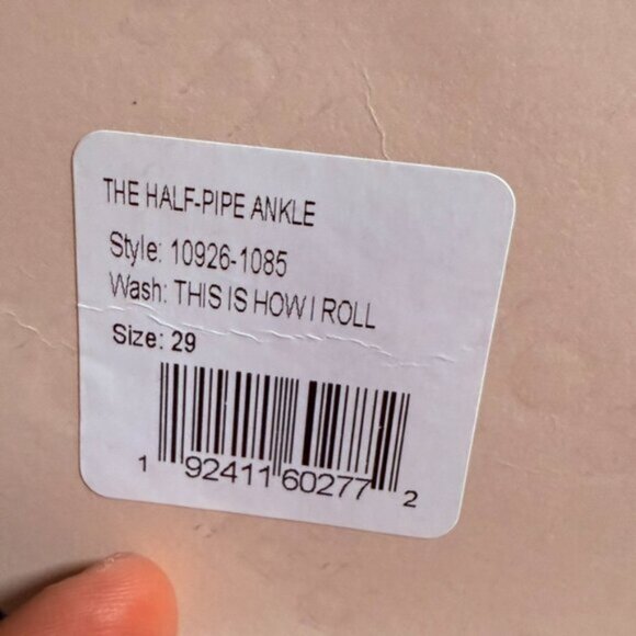 Mother Superior Denim Half Pipe Ankle Barrel Jeans Boho Wide Leg Sz 29 Light NWT - Picture 10 of 15